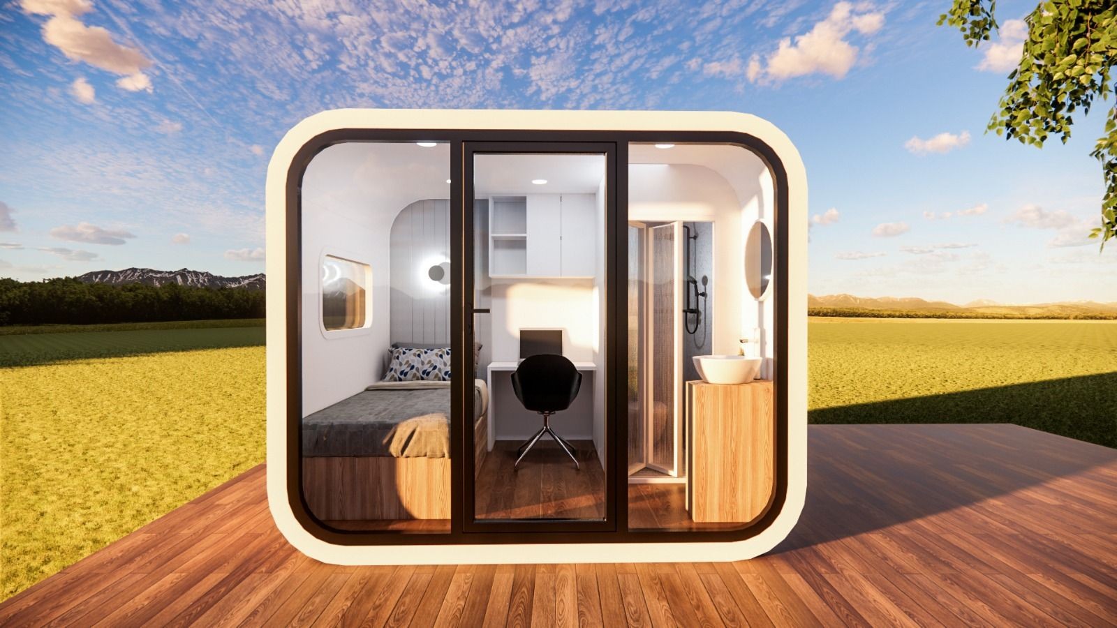 Tiny House 2.80m x 2.20m x 2.45m | 6.16 Quadratmeter